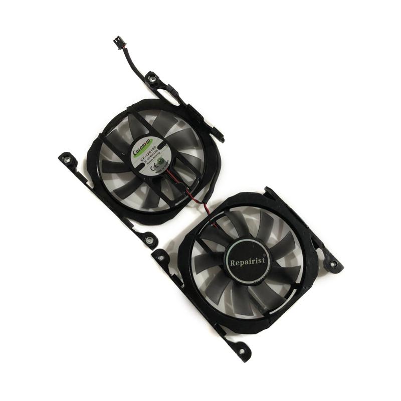 

2pcs/set CF-12815B/S GPU Card Cooler Fan For INNO3D GeForce GTX 1070Ti X2 V2 GTX 1070 V4 750TI 750 660 graphics card