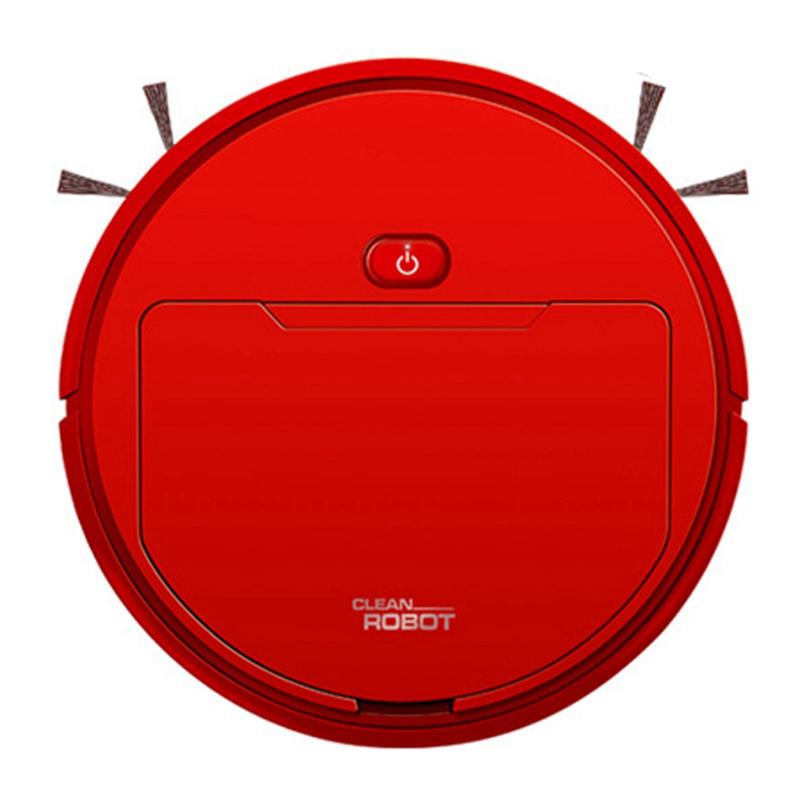 

2500Pa Multifunctional Smart Vacuum Cleaner Robot Sweep Wet Mop Automatic 3-In-1Recharge Dry Wet Sweeping Vacuum Cleaner Red