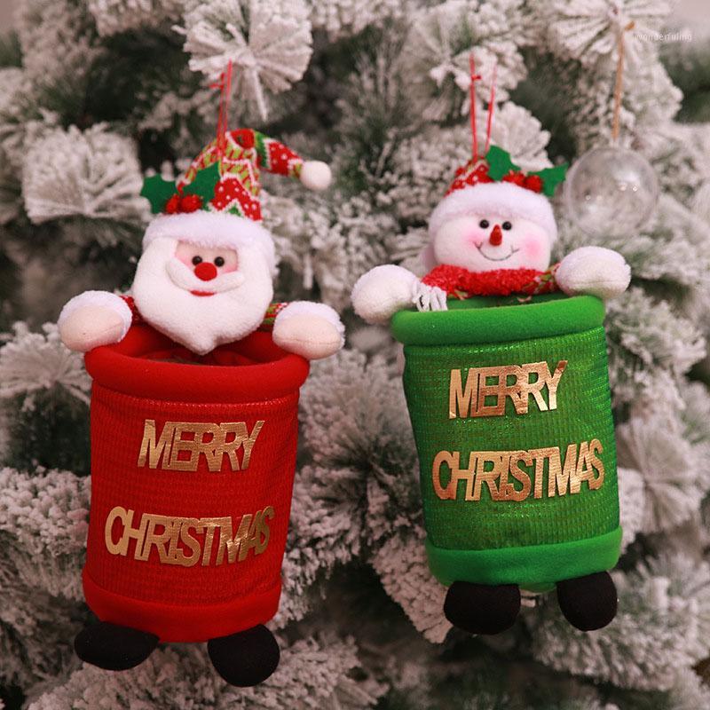 

Storage Bag Waste Bin Christmas Hanging Decoration Supplies Waste Bin Children\'s Gifts Santa Claus Supplies 20201