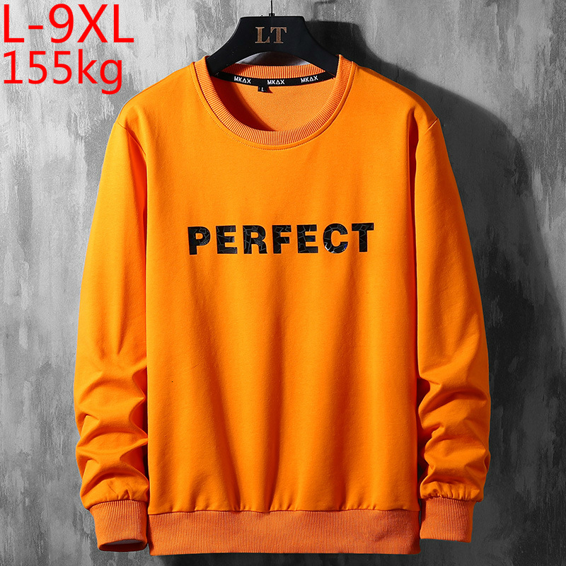 

2021 New 9xl Hoodies Orange Pink Black Sweatshirts Big Size Men Oversized Pullover Hoodie Hiphop Pullovers Punk G5ci, M09 black