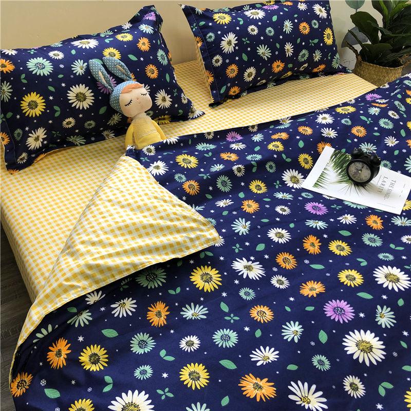 

Beautiful Flowers Pattern Bedding Set Bed Linen Duvet Cover Set Queen Quilt Kids Girls Boys Room Pillowcase Soft Comfortable, S0047