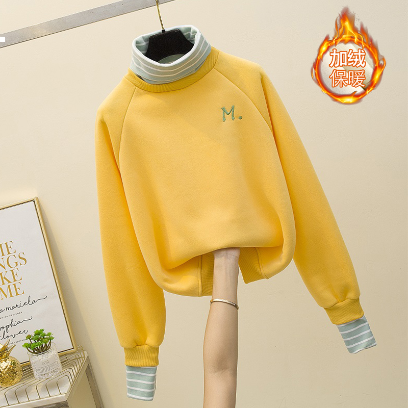 

Yellow 2021 New Turtleneck Sweater Woman Winter Streetwear Kpop Style Ih4d PMTF