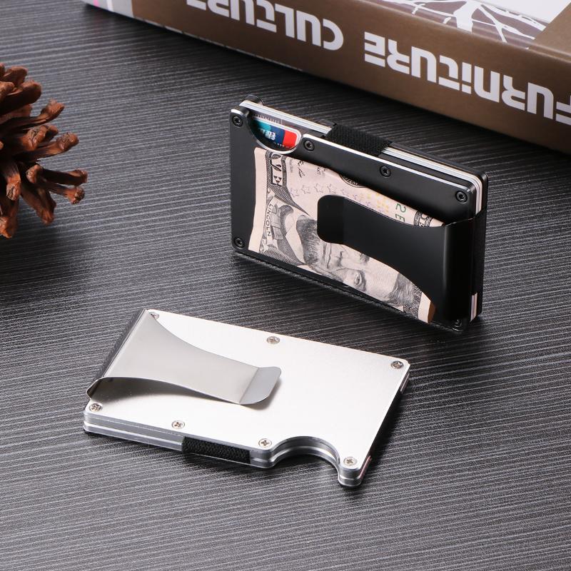 

Metal Mini Money Purse Clip Fashion Male Wallet High Quality Men Wallet Money Clip Coin Pocket Purse Solid Card ID Holder