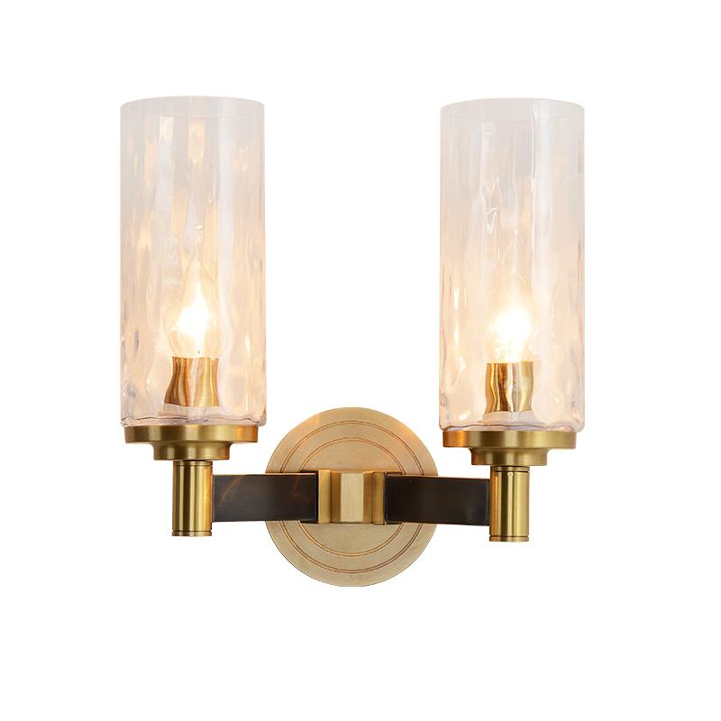 

Modern Lustre Crystal Wall Lamp Bronze Bedroom E14 6W Led Wall Lights 220v Fixtures Living Room Light Corridor Sconce