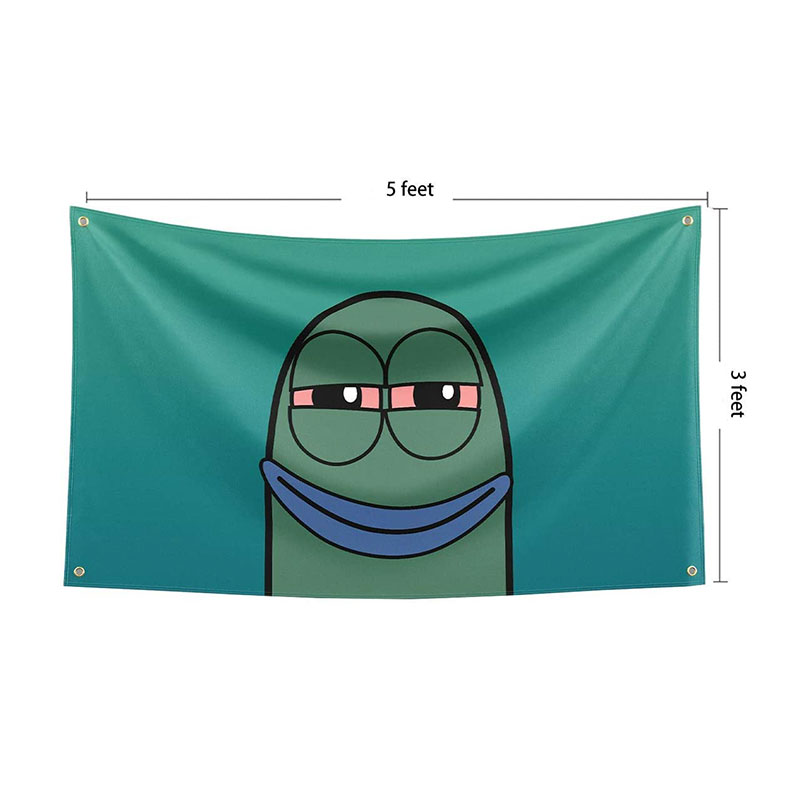 

Baked Flag 3x5 Feet Banner Funny Poster UV Resistance Fading Durable Man Cave Wall Flag with Brass Grommets for College Dorm Room