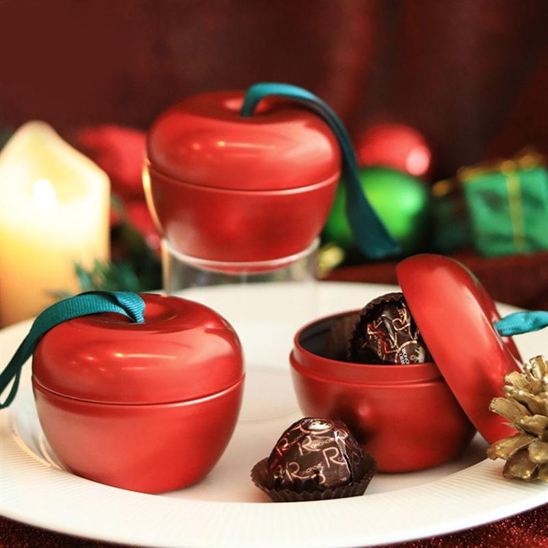 

2pcs Christmas Candy Box Small Gift Cases Presents Box Shaped Case