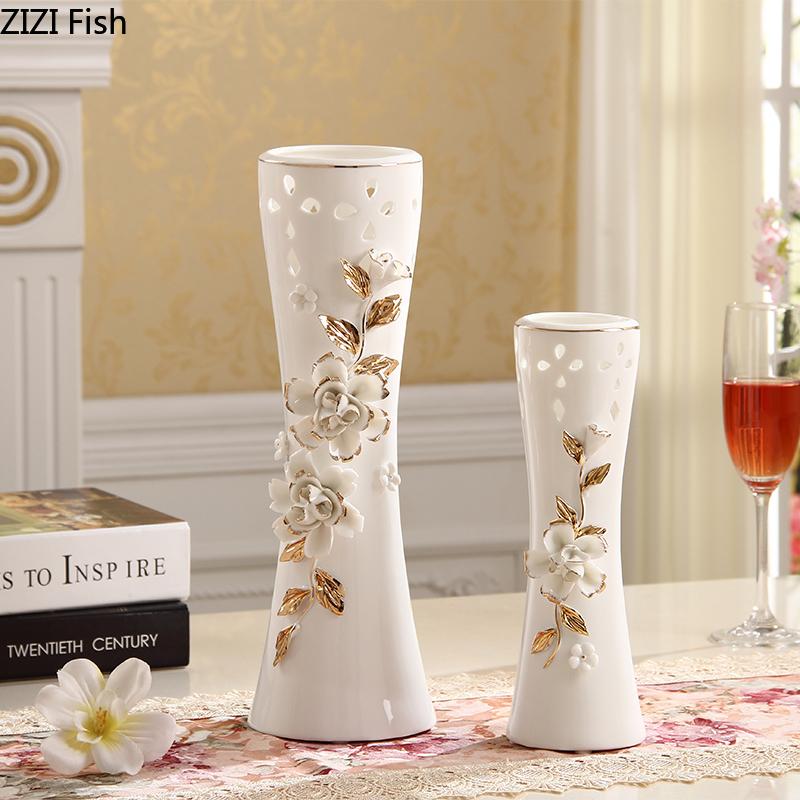 

Relief Ceramic Vase Desktop Ornaments Flower Vase Flower Arrangement Modern Minimalism Household Living Room Decoration Vases