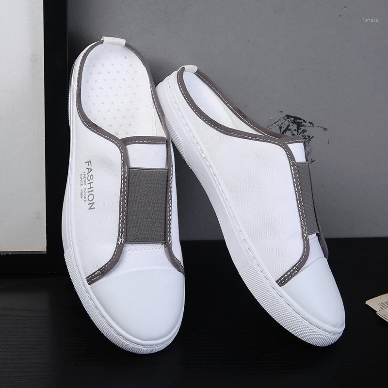 

Summer Outdoor Men Flip Flops Lazy Slippers High Quality Fashion Man Canvas Upper Casual Shoes Soft Slipper for Men Indoor Shoes1, Black