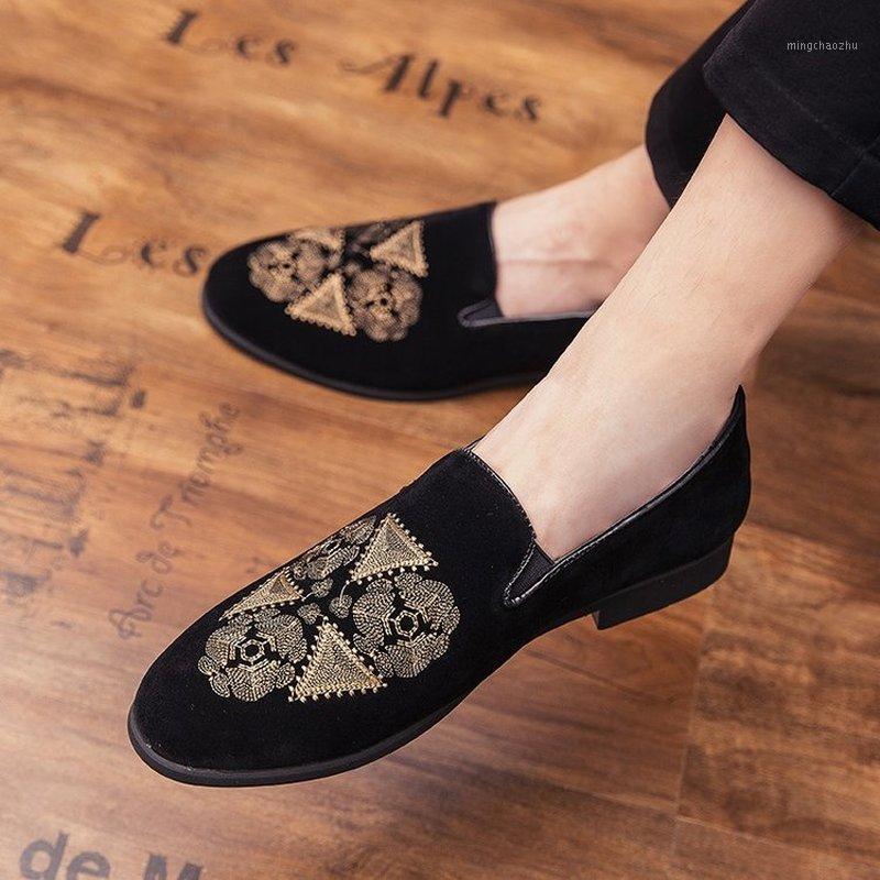 

Men male dress man formal faux suede low heels slip on shoes mens business driving zapatos de hombres personlizar zapatos M00451, Black