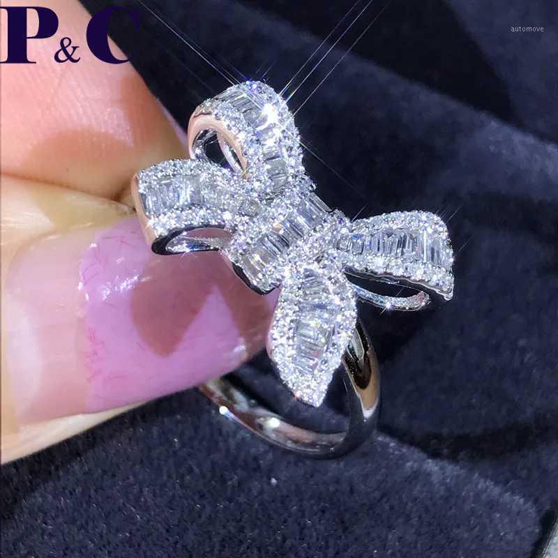 

Fashion Big Bowtie Ring Micro Pave CZ for Women Valentine's Day Gift Jewelry Anillos Mujer1