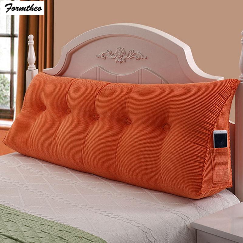 

FORMTHEO Big Long Wedge Bed Cushion Decor Home Bed Headboard Back Pillow