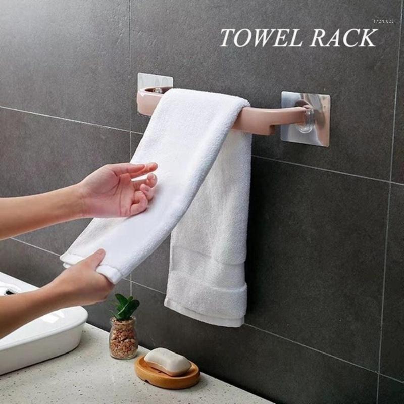 

Towel Hook Multicolor Plastic Storage Rack Waterproof Clothes Hanger Kitchen Free Punch Bracket Towel Rack Support Toilet Wall1