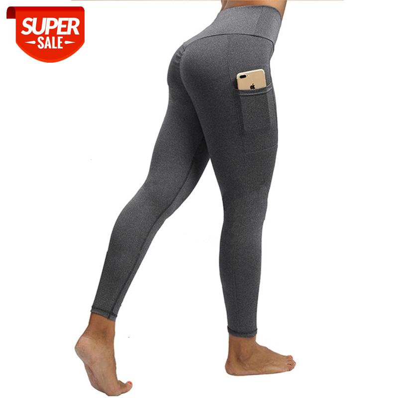 

NORMOV Casual Solid Women Leggings Workout High Waist Ealstic Push Up With Pockets Ankle Length Polyester Leggings Plus Size #8u1I, Black;white