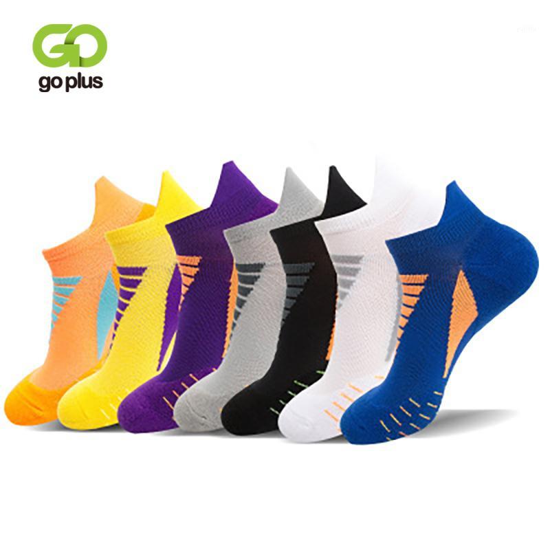

3PCS New Men Sports Socks Riding Cycling Basketball Running Sport Sock Summer Hiking Tennis Ski Man Women Bike Bicycle Slip1, Orange