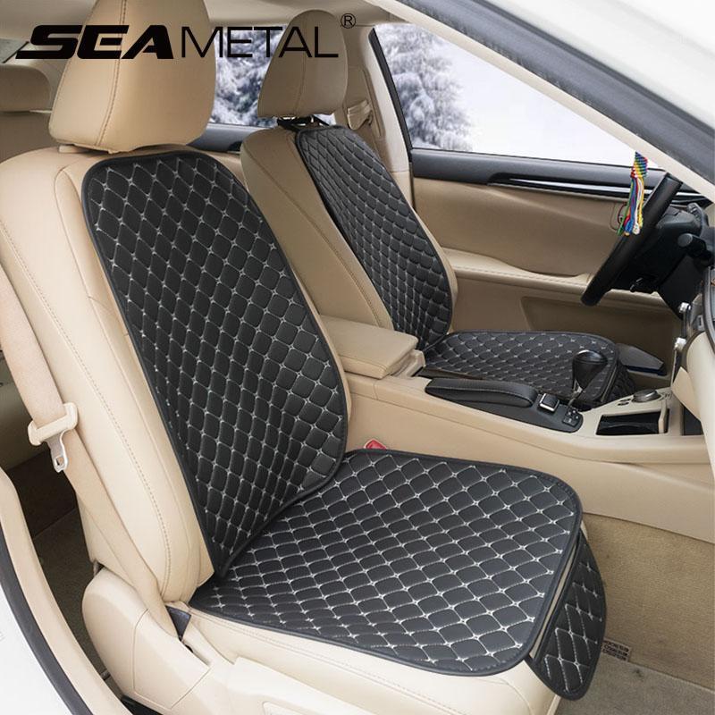 

Car Seat Covers PU Leather Cover Auto Seats Protector Cushion Mats Four Seasons Automobiles Interior Backseat Accessories1