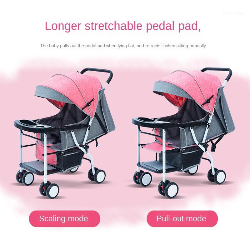 

Dining chair baby stroller lightweight folding four seasons universal sitting baby 0-3 year old child four wheel trolley1