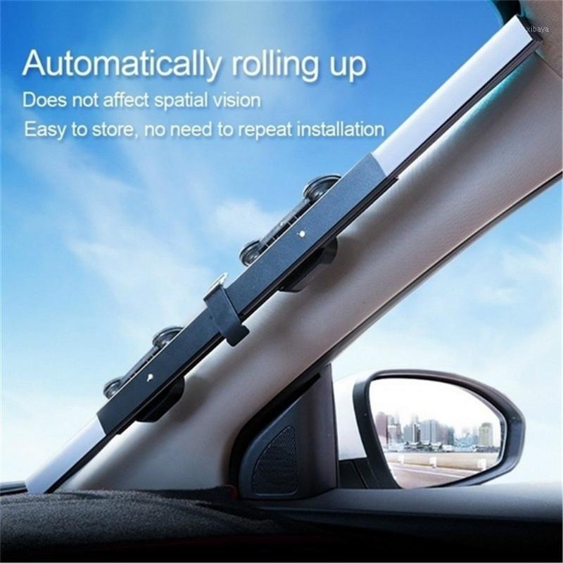 

Universal Car Sunshade Auto Sun Visor Retractable SUV Truck Car Front Rear Windshield UV Protection Curtain Window1