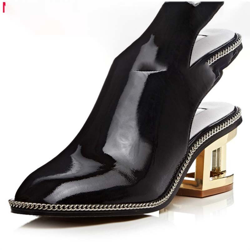 

New address brand 2020 female fashion genuine black-white leather bombs ladies simple summer dress shoes