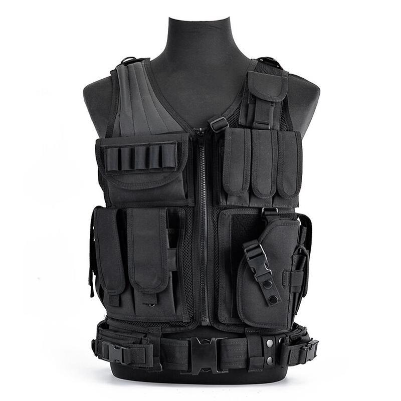 

Adjustable Men's Tactical Camouflage Vest Hunting CS Vest Shooting Hunting Clothing Outdoor