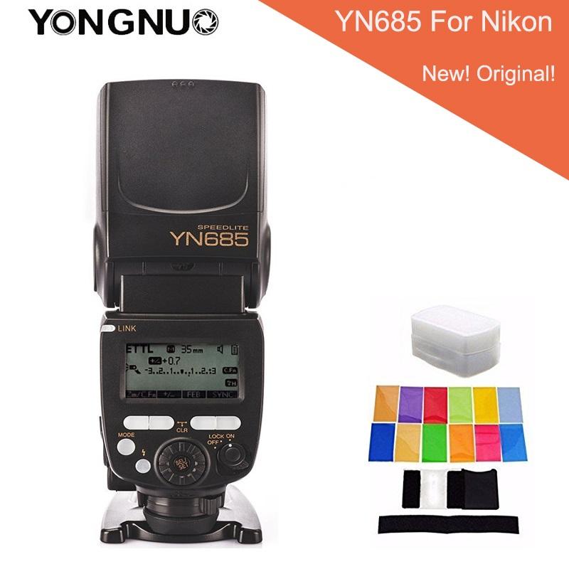

YONGNUO YN685C YN-685N GN60 2.4G i-TTL HSS Wireless Speedlight Flash with Radio Slave For DSLR Camera +gifts