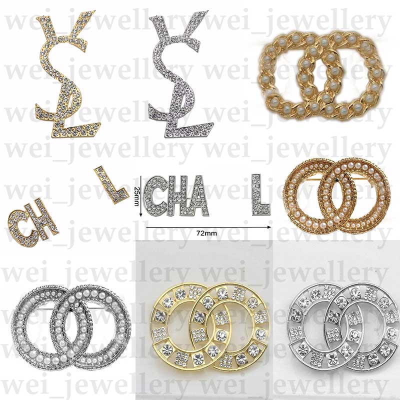 

New Designer Brooch Crystal Diamond Luxury Brooch Pins Alloy Brooch Clothing Women Brooches Fashion Jewelry Best Quality