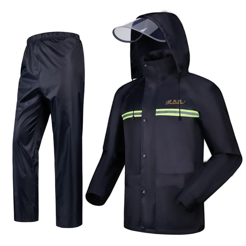 

Adult Waterproof Scooter Raincoat Women Set Plastic Travel Raincoat Outdoors Hiking Chubasquero Mujer Cycling Rain Gear QEA60YY