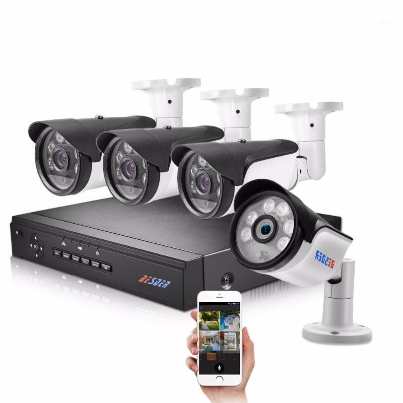 

BESDER Home Security CCTV System PoE 8CH 4CH 1080P PoE Camera Kit Full HD 1080P NVR Kit Up to 150M Distance 20m Cables1