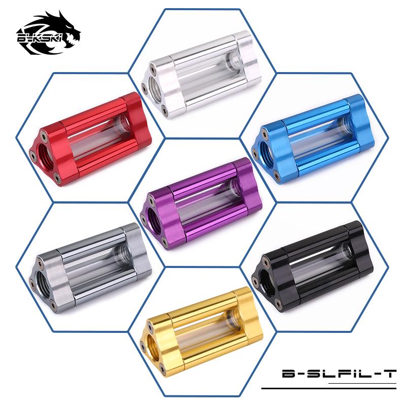 

Bykski Water cooling Acrylic Filter Fitting G1/4'' Double Internal Female To Female Filter Fittings B-SLFIL-T
