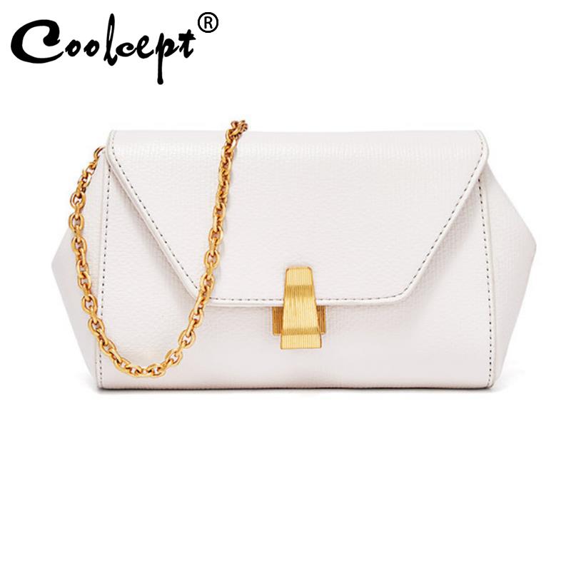 

Coolcept 2021 Fashion Women Bag Pu Leather Handbags Shoulder Bag Flap Crossbody Bags for Women Messenger Bags casual Ladies, Beige