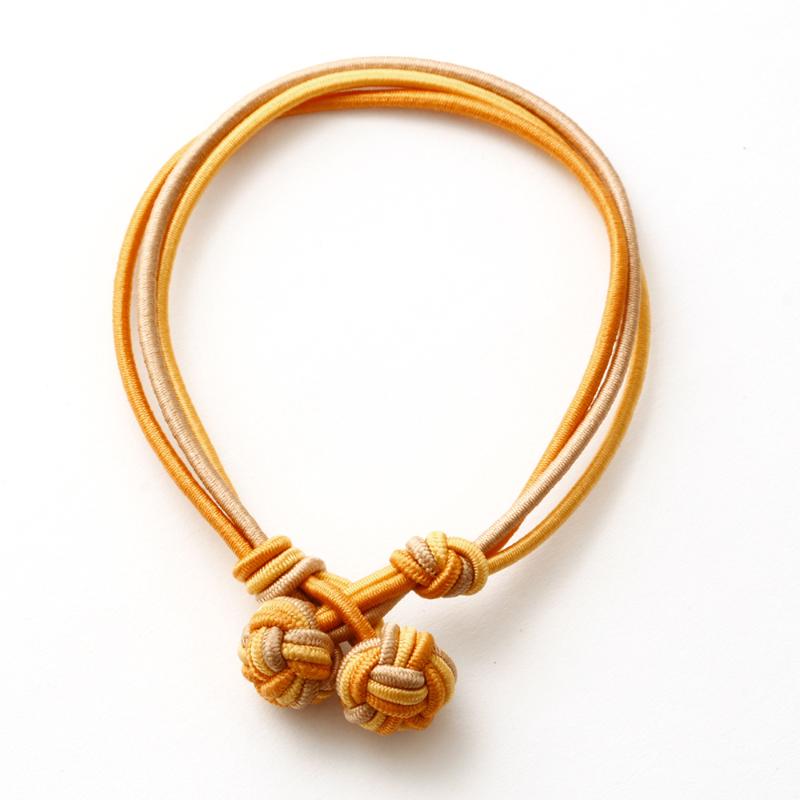 

Jelmoons S42 handmade mulher rope chain elastic bracelet for women 2020 and high quality fashion silk knot cufflinks