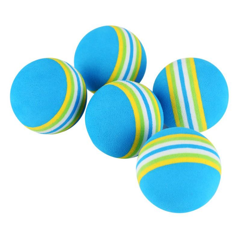 

10 PCS Cat Toy Ball Interactive Cat Toys Play Chewing Rattle Scratch EVA Ball Natural Foam Training Pet Supplies