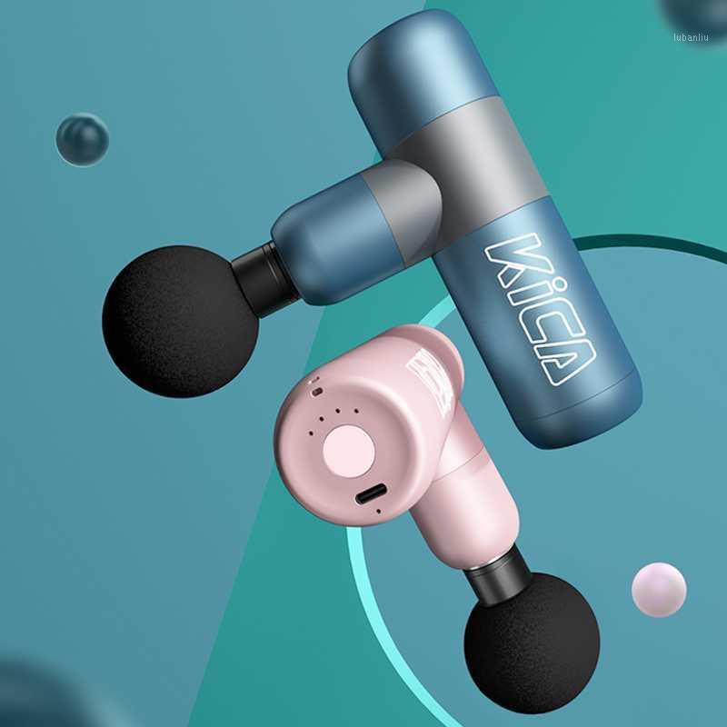 

2020 NEW KICA K2 Fascia Gun Mini Size Electric Body Massage 4 Vibration Speeds Handheld for Fitness Athletes Relie1