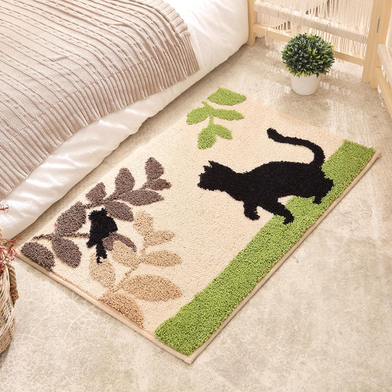 

Floor Mat For Bedroom Home Decor Shaggy Carpet Printed Living Room Decor Modern Mats Non Slip Bath Mats New