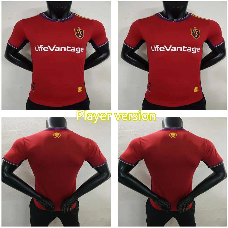 

Player version Real 2022 2023 Salt Lake Soccer Jerseys KREILACH MERAM CORDOVA GLAD 22 23 football tight shirt, Picture