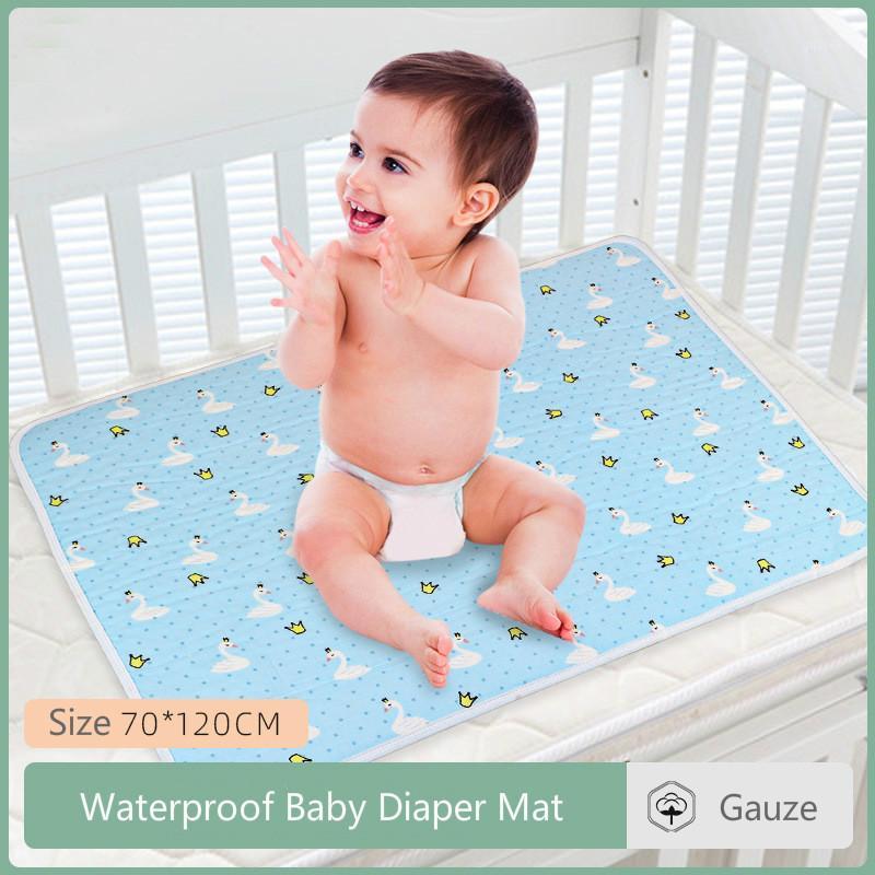 

Baby Mattress Changing Mat Newborn Kids Diaper Waterproof Infant Bedding Cover Soft Girl Boy Nappy Urine Pad Breathable 70*120CM1