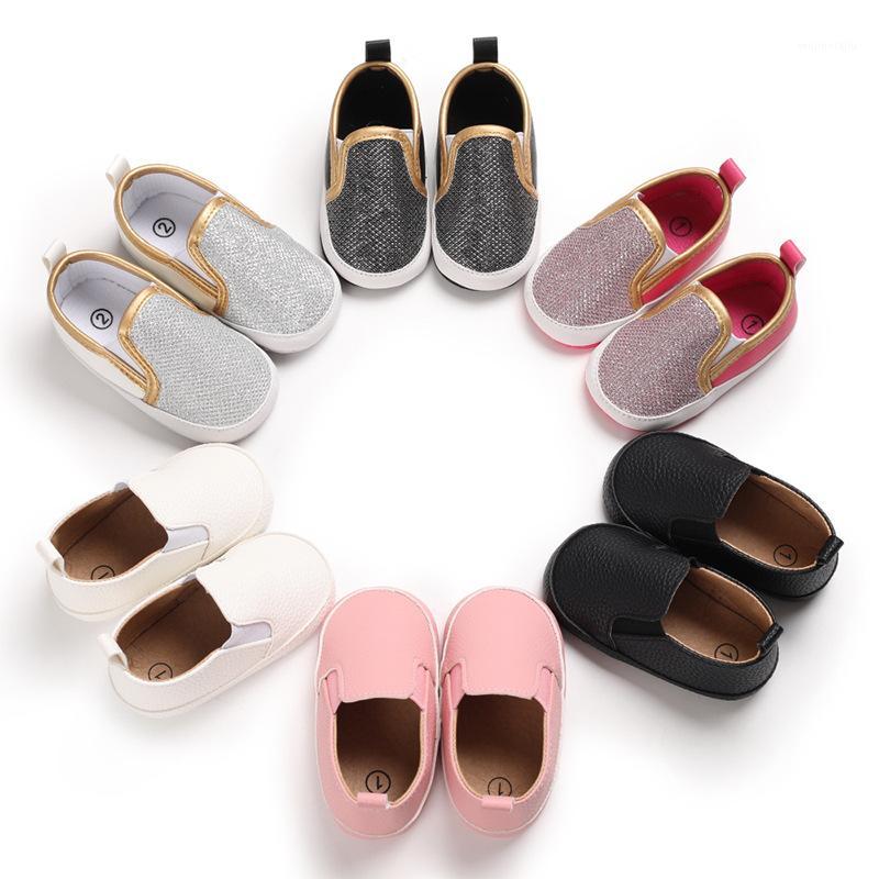 

Spring autumn Newborn Shoes Toddler Infant soft bottom breathable baby PU shoes sequin indoor First Walker B231 B232TX021, B231 black