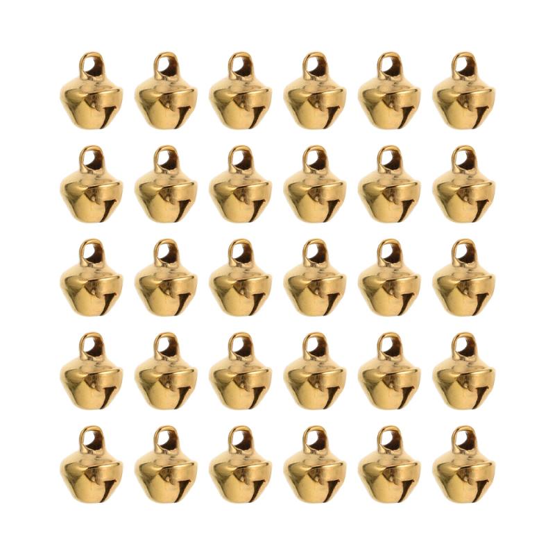 

600pcs 6mm Jingle Christmas Bells Mini Bells DIY Bracelet Anklets Necklace