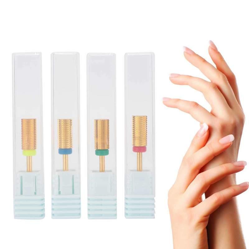 

4pcs Nail Drill Bit Electric Nail Milling Cutter for Manicure Pedicure Art Accessoires Tool Remove Polish