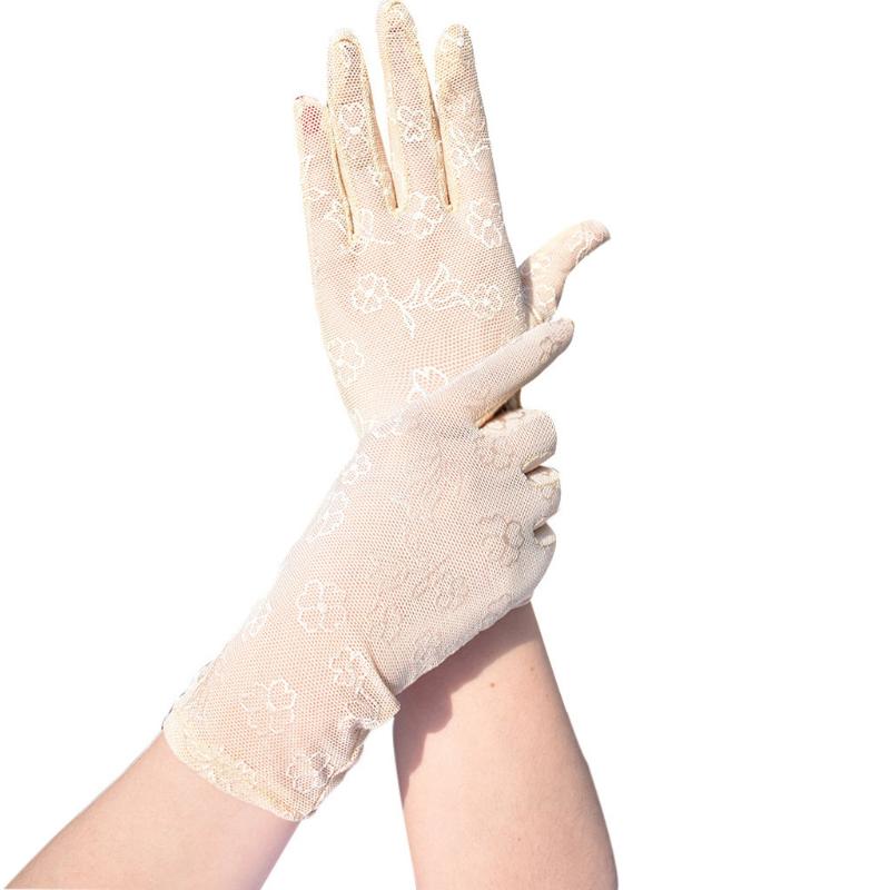 

2021 New Fashion Glove Outdoor Uv-proof Riding Screen Show Party Household Mesh Breathable Glove High Quality Creative