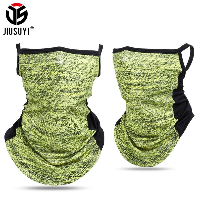 

Breathable Tube Scarf Hang Ear Bandana Triangle Face Neck Cover Gaiter Sun Quick-dry Silk Cool Head Bandage Men Women New