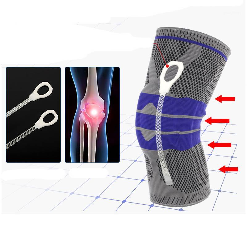 

FDBRO Sports Knee Pads Elastic Brace Knee Protector Fitness Hiking Cycling Basketball Football Compression Running Support1, Black