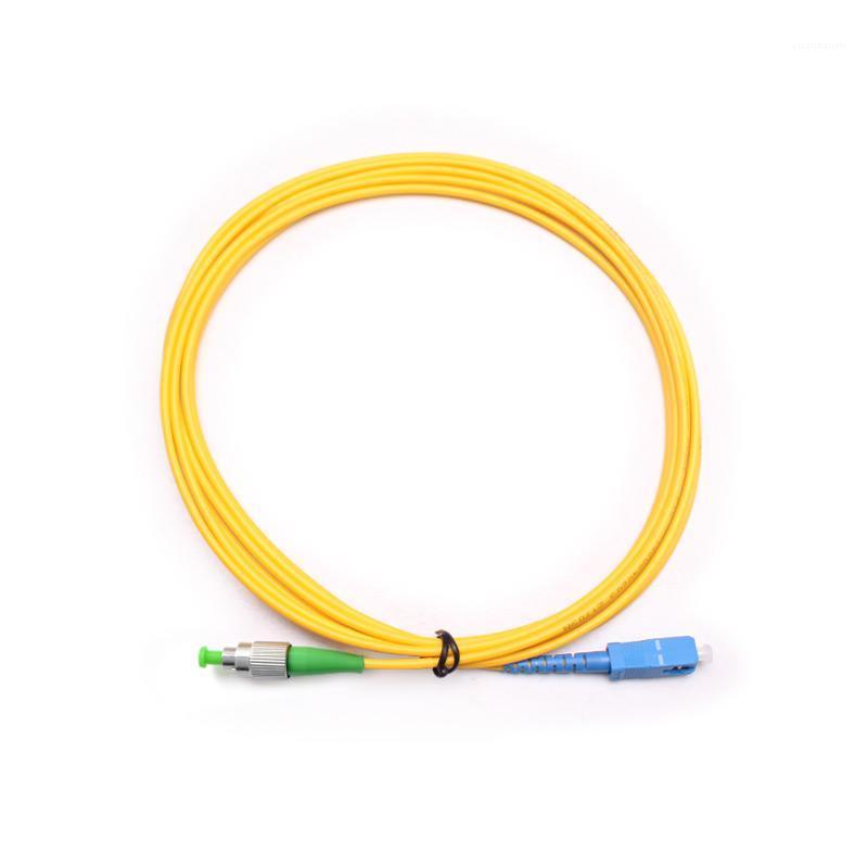 

100 pcs Fiber Optic patch cord simplex FC/APC-SC/UPC CATV sm sx 9/125um Ftth Free Shipping factory wholesale Custom made1