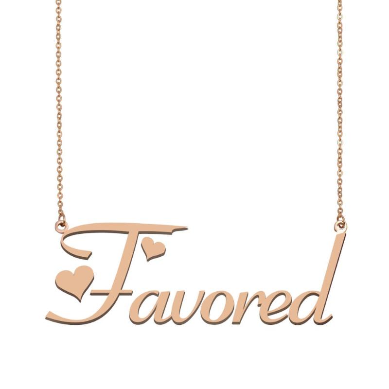

Favored Name Necklace , Custom Name Necklace for Women Girls Best Friends Birthday Wedding Christmas Mother Days Gift