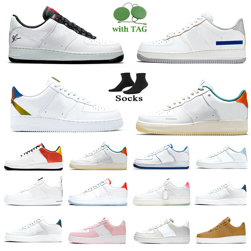 

Airforce 1 Pixel 1s mens running shoes sneakers Toon 1 Turtle BeBlack WhiteDayExposed Stitching Park Gold Chains men women trainers sports shoe jogging walking, Pay for box