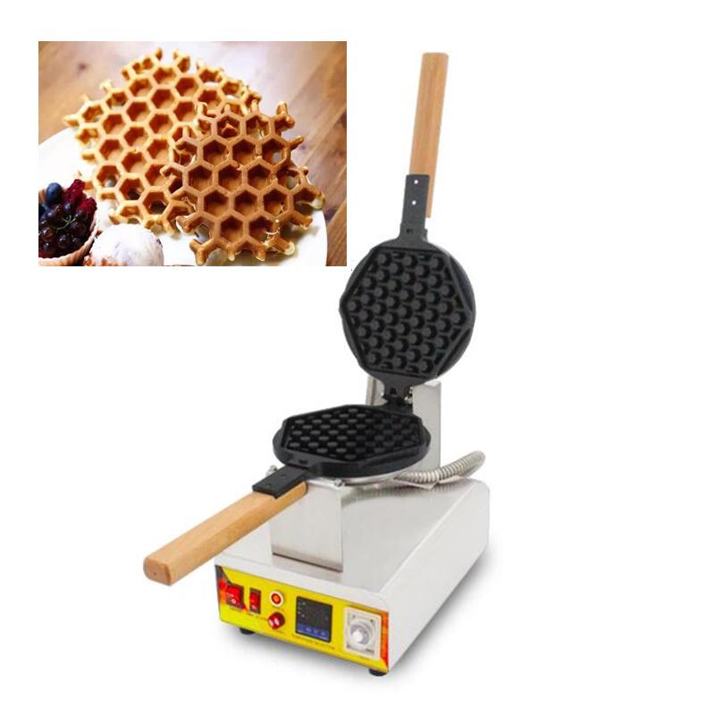 

Digital honeycomb waffle machine commercial stick maker automatic electric mini honey comb waffle baking maker