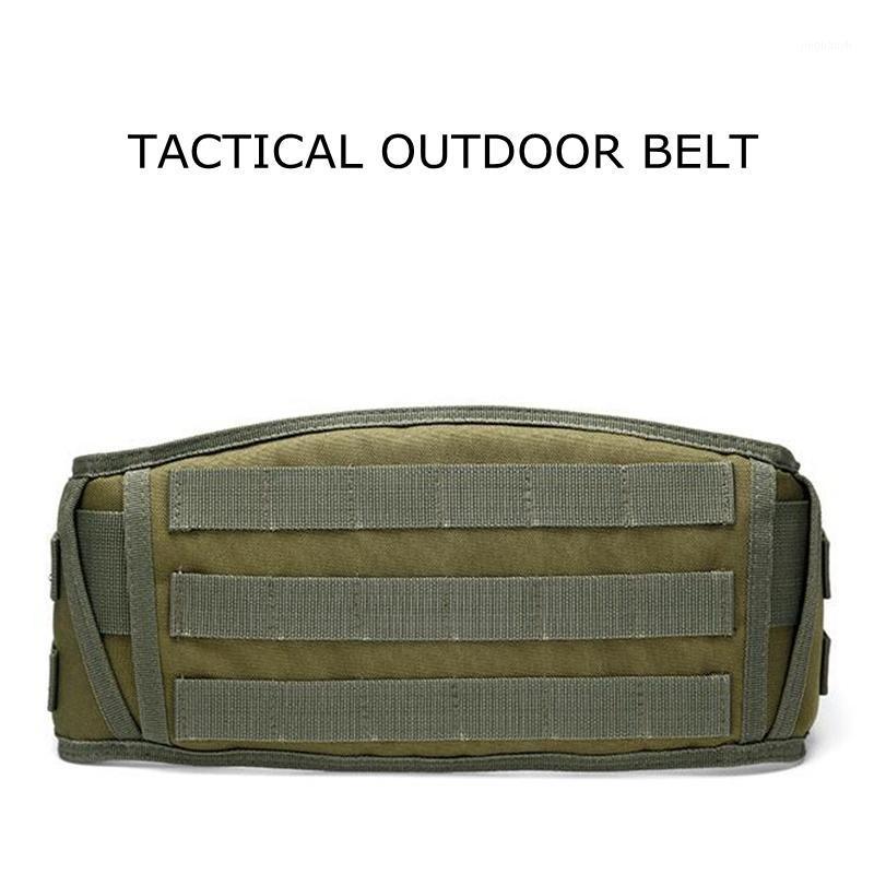 

CS Wargame Tactical Belt Outdoor Camouflage Multi-purpose Equipment Waist Equipment Waist Battle Universal Belt1, Black