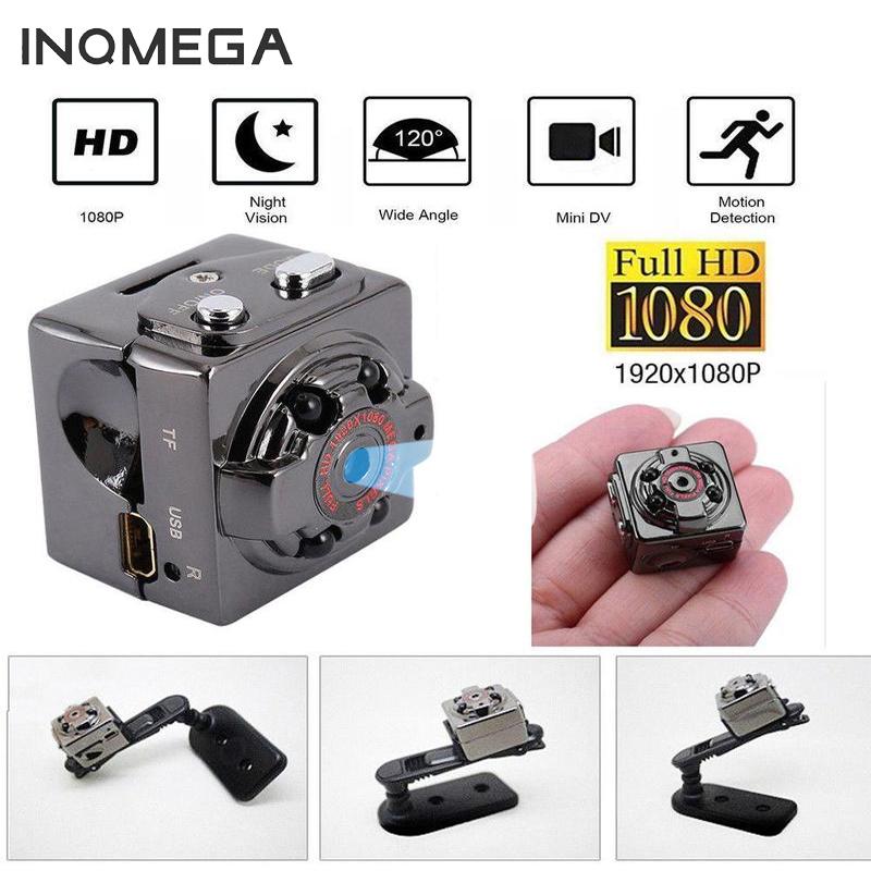 

INQMEGA Smart 1080p HD Small Secret Micro Mini Camera Video Cam Night Vision Wireless Body DVR DV Tiny Minicamera