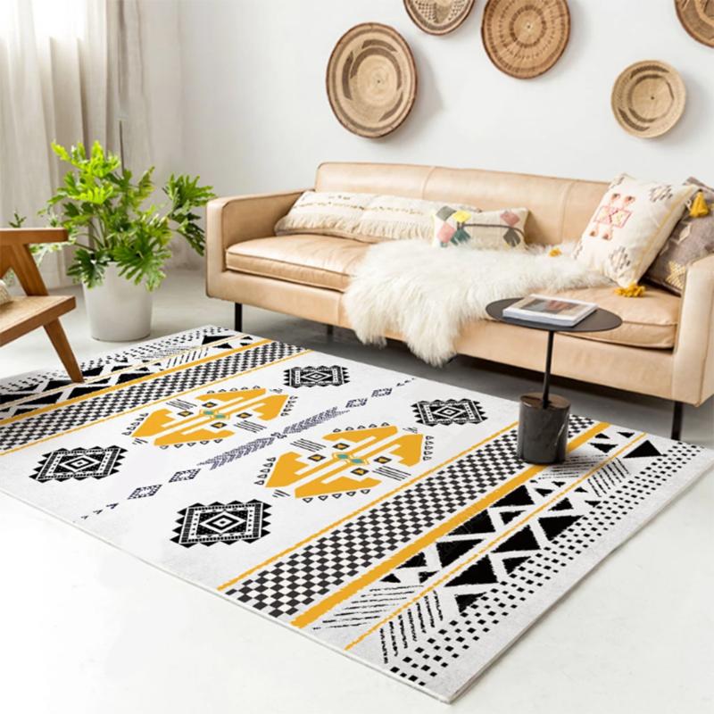 

Hot Sale Modern 3d Japanese-style Wood Floor Rug For Living Room Non-slip Antifouling Carpet For Bedroom Parlor Factory 2020, White