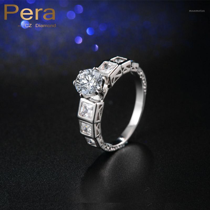 

Sparkling Big Square CZ Crystal Silver Colour Jewelry Women Evening Party Finger Ring With Top Quality Cubic Zircon R0271