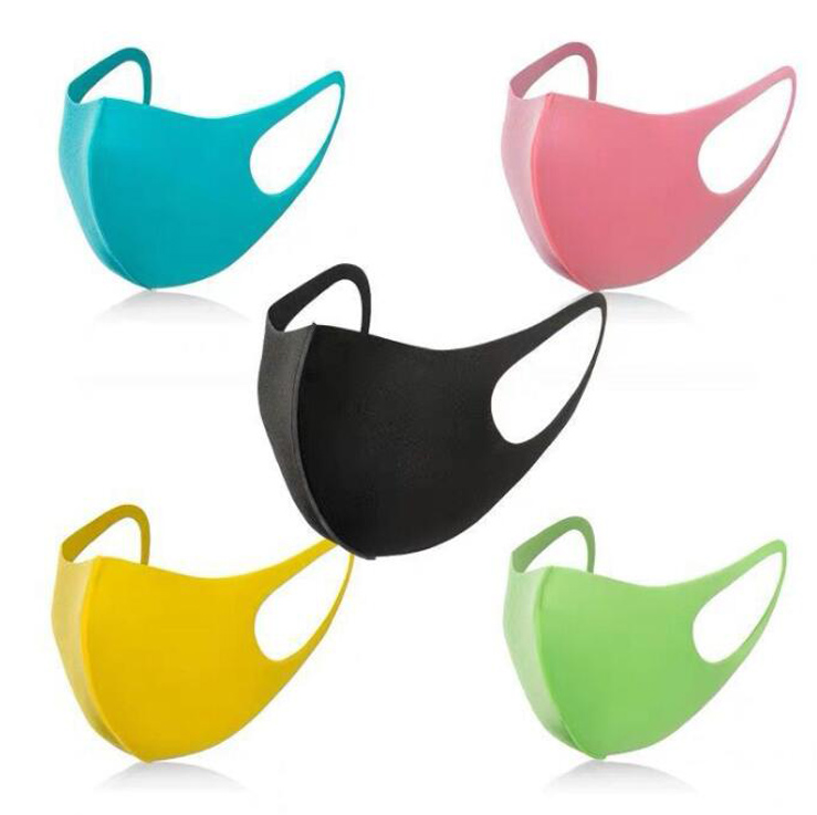 

designer face mask adult black red pink dustproof masks kids polyurethane sponge filter three-dimensional anti-pollen haze facemask in stock